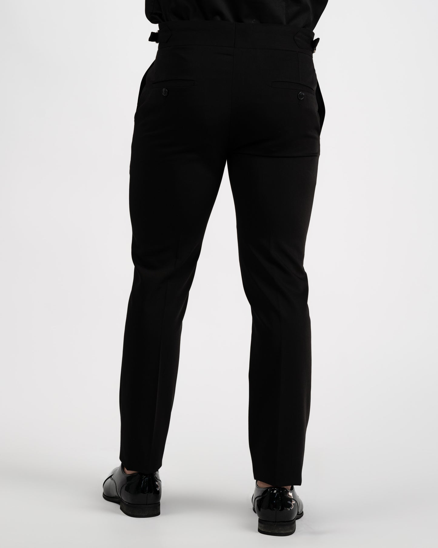 Classic Trousers with Adjustable Waist Tabs