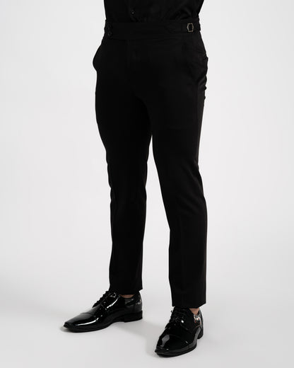 Classic Trousers with Adjustable Waist Tabs