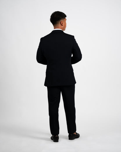 Navy Double Breasted 2-Piece Suit