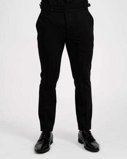 Classic Trousers with Adjustable Waist Tabs