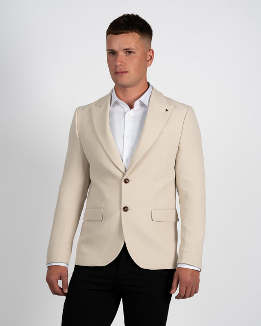 Premium Beige Suit Jacket