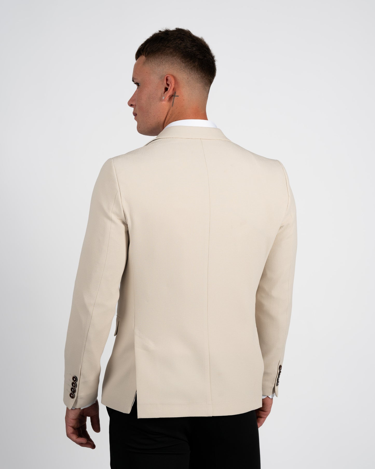 Premium Beige Suit Jacket