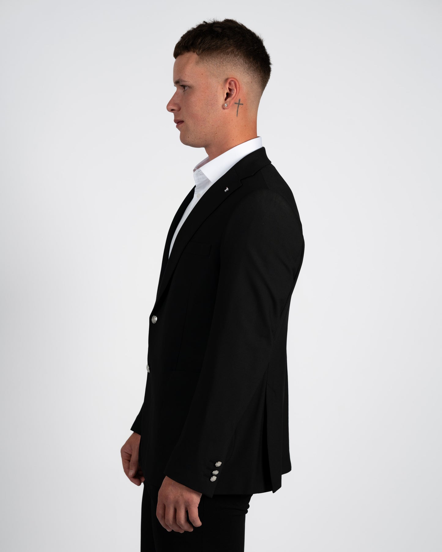 Timeless Black Single-Breasted Jacket