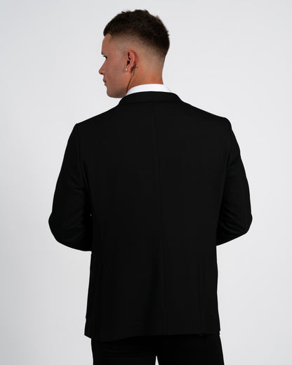 Timeless Black Single-Breasted Jacket